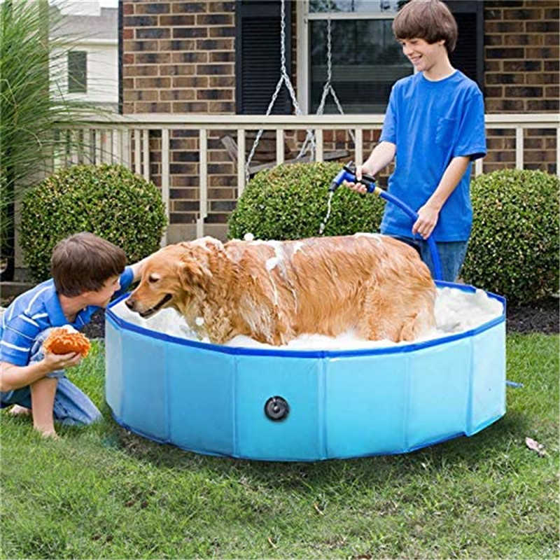 Прочная портативная домашняя ванна, складная складная собака для купания бассейна